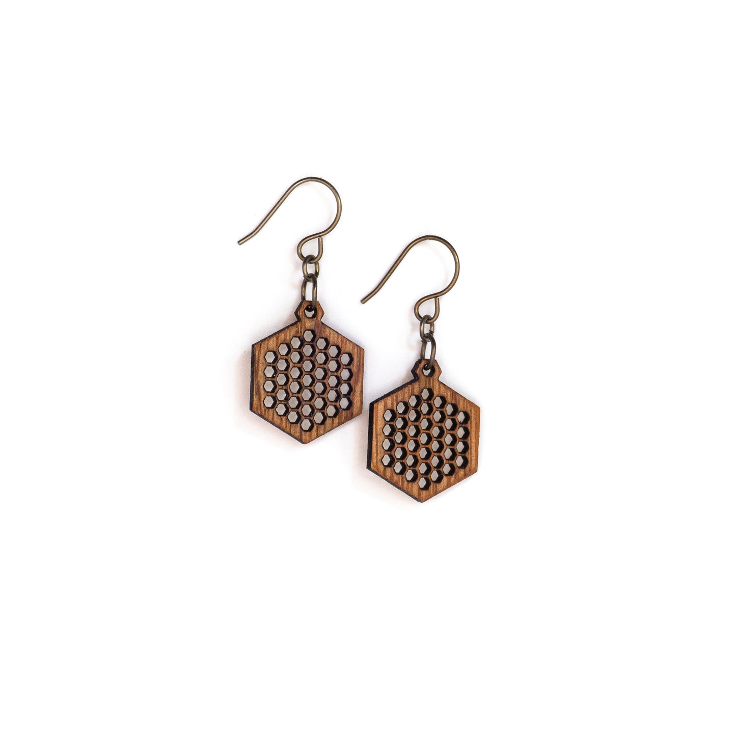 Hexagon Earrings